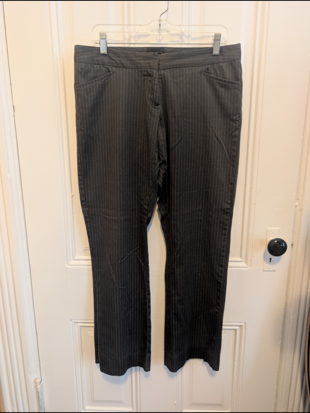 The Limited Women's Black Pinstripe Dress Pants